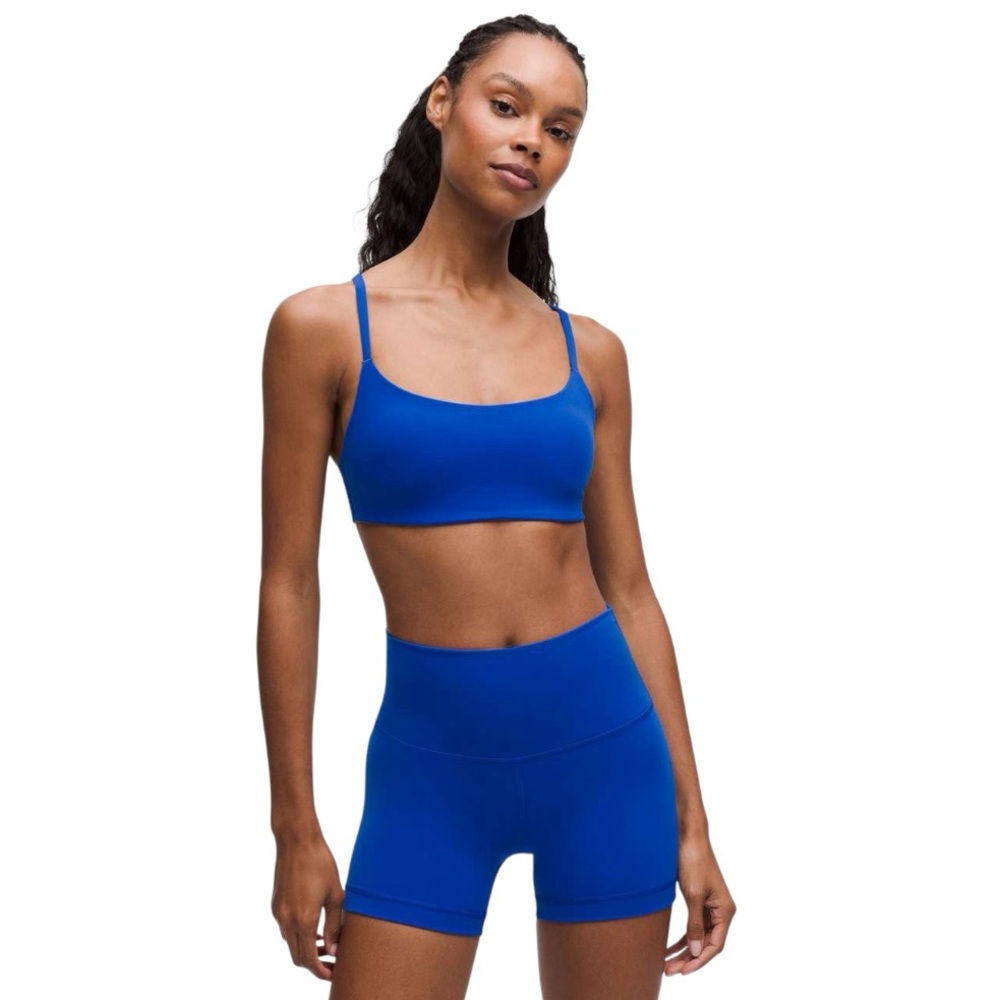 Galactic Cobalt Blue Lululemon 🍋 Wundertrain Bra NWT Size 8 a/b cup